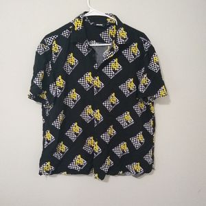 Vintage MTV 80s Short Sleeve Button Down